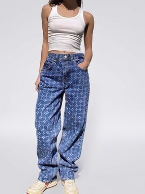 iets frans Monogram Denim Boyfriend Jean W27